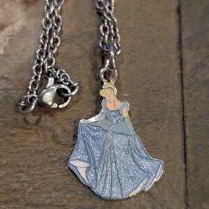Disney Blue and Silver Cinderella Necklace